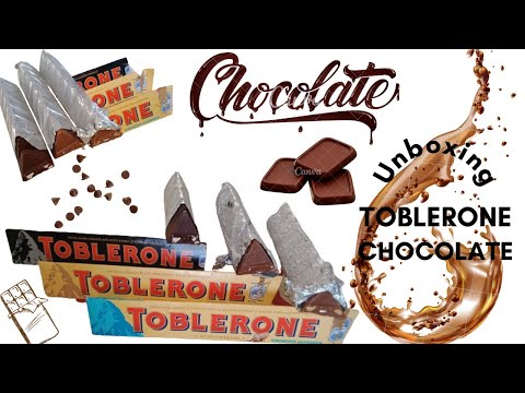 Unboxing Review Toblerone Chocolate Box | 3 Flavour Of Toblerone Chocolate | All About Toblerone