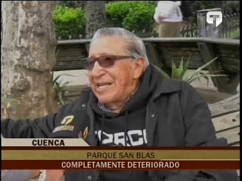 Parque San Blas completamente deteriorado