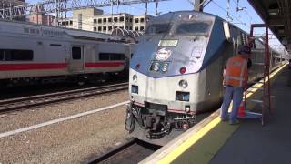 Amtrak P42 Genesis Idling At New Haven