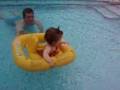 Abigails First Swim