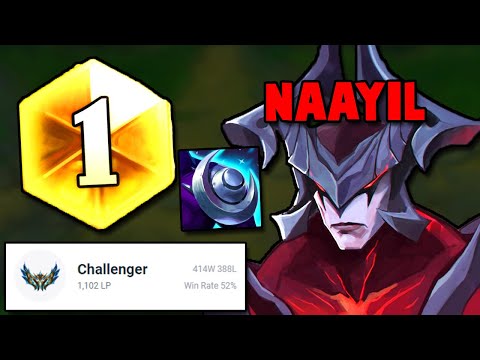 The Rank 1 Aatrox hits Challenger in just 1 week with his new broken build.. (Naayil)