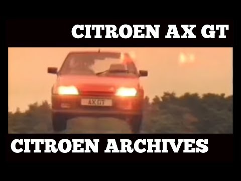 CITROEN AX GT | ORIGINAL 1980s HOT HATCH ADVERT