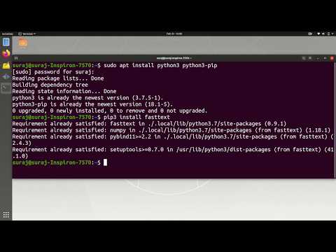 Python Import Error Module Not Found Error No Module Named Fasttext