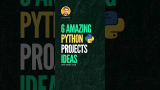6 Python Projects with Source Code 🔥💡 #shorts #python #resume