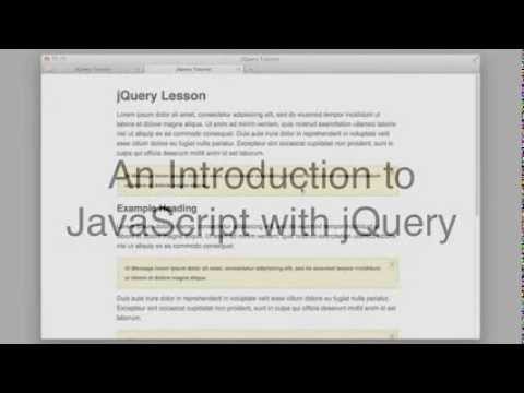 Learn JavaScript jQuery