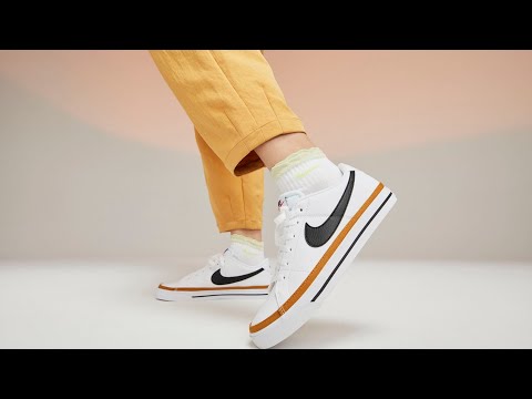 Nike court legacy men’s shoes unboxing and trying them on