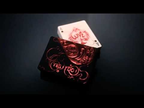 Saturn Magic -Love Promise of Vow (Red) Playing Cards by The Bocopo Playing Card Company