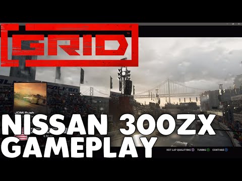 Grid 2019 Nissan 300ZX Z32 Modified at San Francisco in the Rain Gameplay