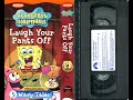 Opening To SpongeBob SquarePants Laugh Your Pants Off US VHS 2003