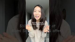 $100 haircut (medium length hair) at Romi Salon in NYC
