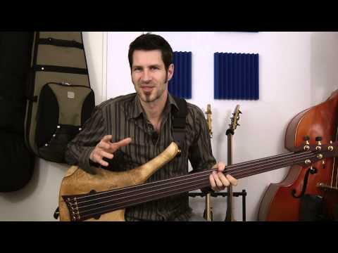 Fre0102 - Fretless #2 (Vibrato) - German Bass lesson