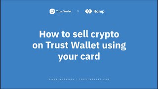 How to SELL crypto in Trust Wallet [With Ramp]