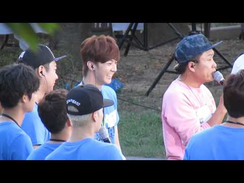 [직캠] 150919 천둥(Thunder) 출발드림팀 - 쉐도우복싱하는 천둥이