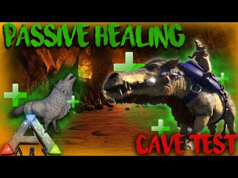 ARK: THE CENTER | TESTING OUT DAEODON PASSIVE HEALING | LAVA CAVE SOLO RUN