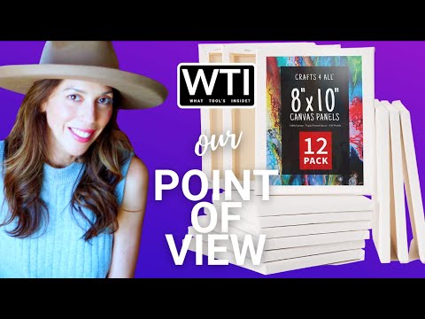Crafts 4 All Stretched Canvas Boards - WTI product video review