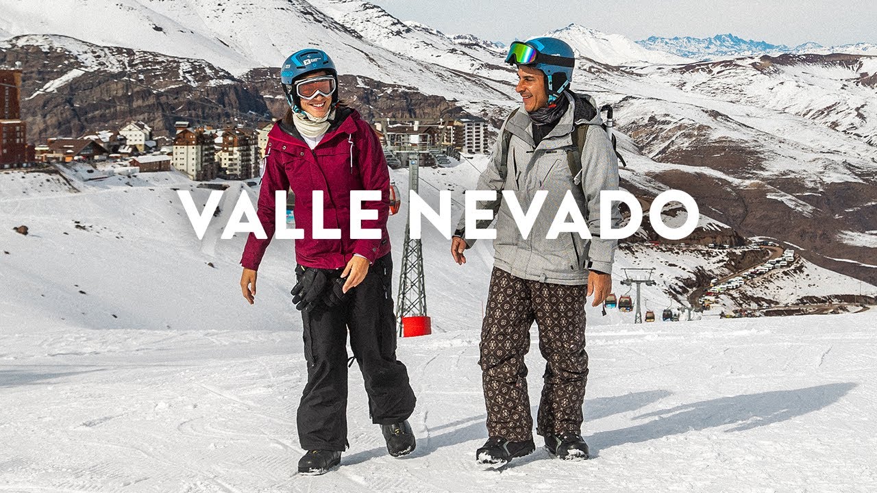 Um dia no VALLE NEVADO no Chile com muito snowboarding