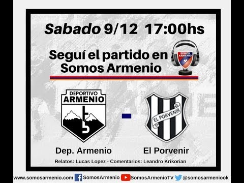 SATV - Deportivo Armenio vs El Porvenir - Fecha 18° - Primera C 2017/18