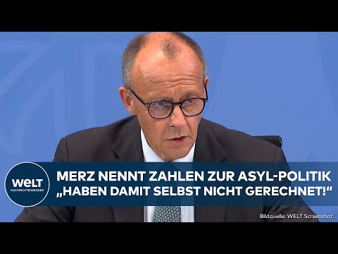 MIGRATION: Donnerschlag! Merz nennt neue Zahlen zu Asylanträgen nach Koalitionsausschuss mit SPD