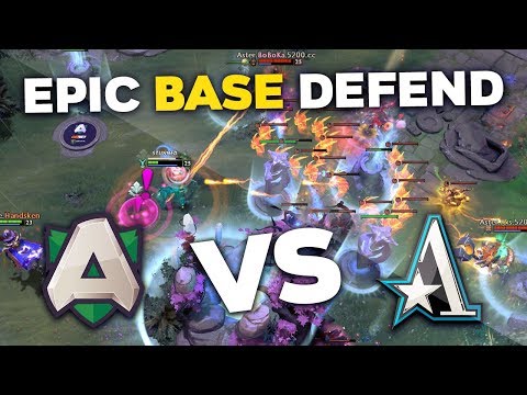 ALLIANCE vs ASTER - EPIC BASE DEFEND !! WHAT A SERIES !!  MDL Chengdu Major Dota 2