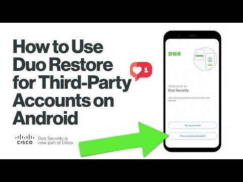 How To Recover Instagram, Facebook & Other Third-Party Accounts | Duo Restore (Duo Mobile Android)