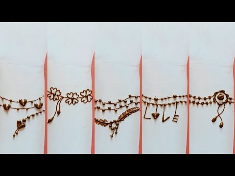 easy & simple bracelet mehndi designs/ beautiful new stylish bracelet mehndi tattoos
