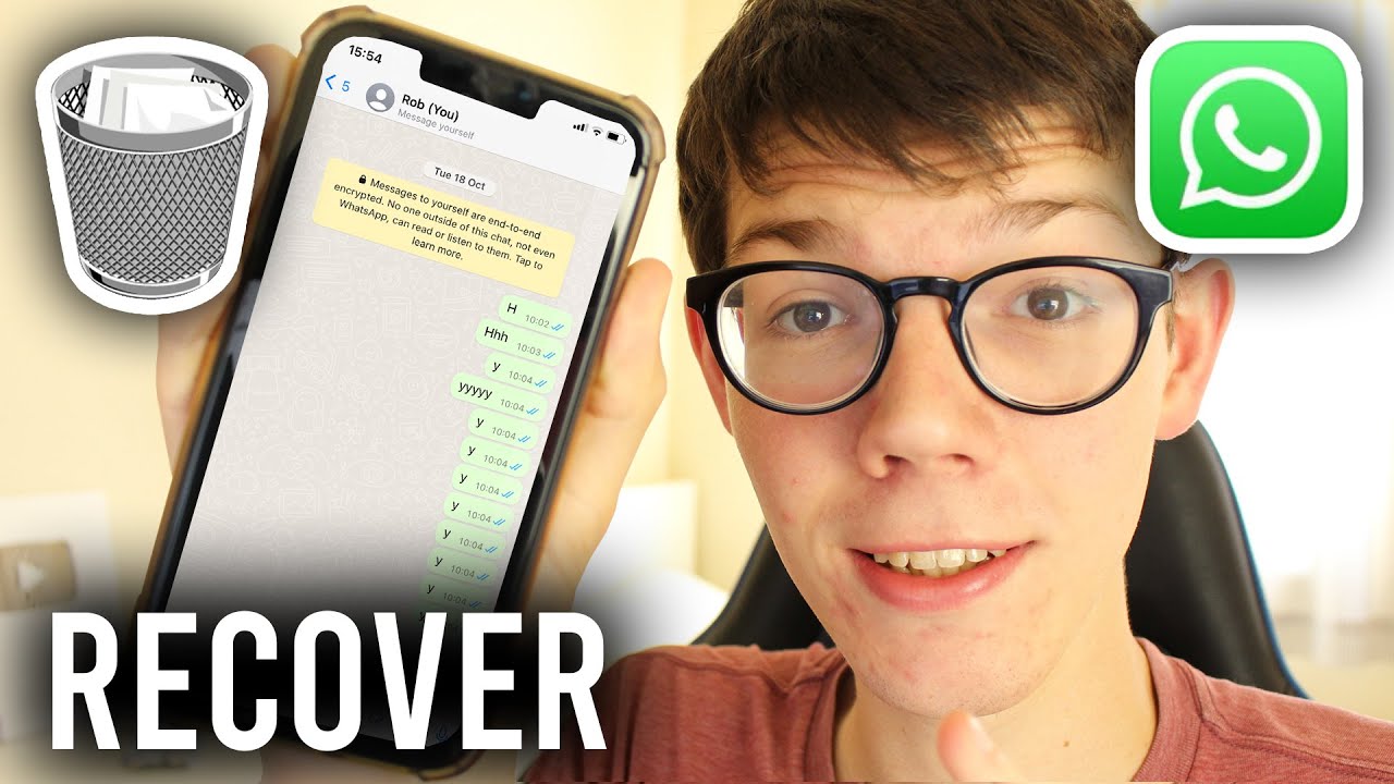 Where can I see deleted WhatsApp conversations?