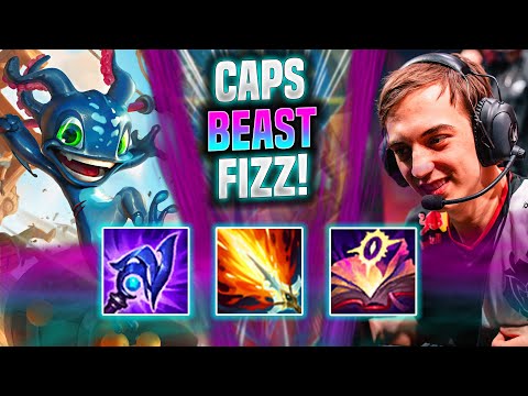 CAPS IS A BEAST WITH FIZZ! - G2 Caps Plays Fizz Mid vs Katarina! | Season 2022