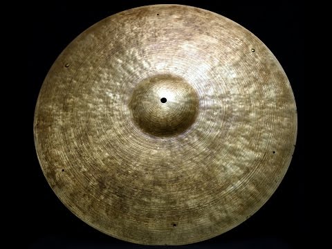 Spizzichino Dark Patina 20" Sizzle Thin Jazz Crash Ride 1910 grams