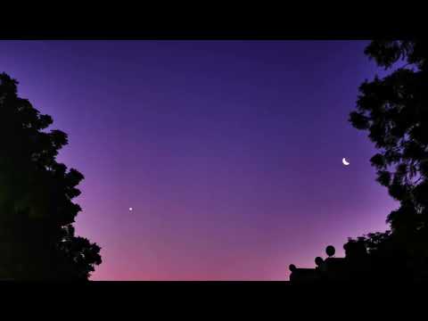 Crescent Venus & Crescent Moon, 29 January 2022, 6:30 - 7:00 am