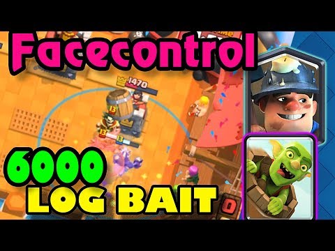 🔥Log Bait DECK 👈 Faecontrol 6000+ gameplays - Clash Royale