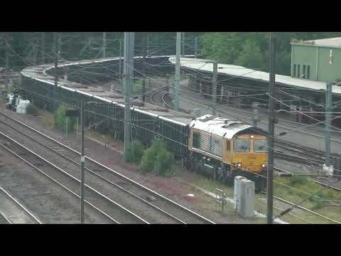 66781'nb Renick Rd GBRf/Roxby Gullett LWB stone into Decoy Down sidings 1'6'22