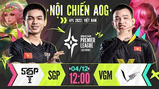 VGM vs SGP I KTN vs BRU - APL 2022: VIETNAM - VÒNG TỨ KẾT NGÀY 04/12 VGM vs SGP I KTN vs BRU - APL 2022: VIETNAM - VÒNG TỨ KẾT NGÀY 04/12