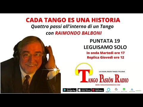 CADA TANGO ES UNA HISTORIA Puntata 19: Leguisamo Solo a cura di Raimondo Balboni