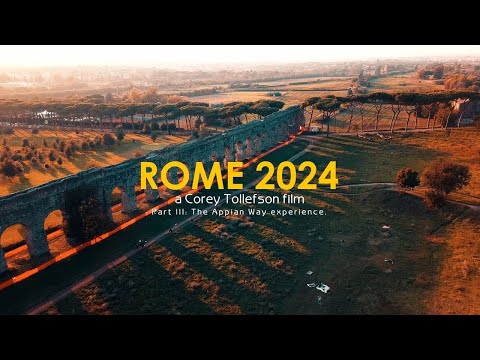 Appian Way Rome: Definitive Bike Ride in the World along Ancient Rome via the Appian Way 4K