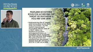 Agus Justianto:Indonesia's Push For Sustainable Peatland Management Through Multilateral Cooperation