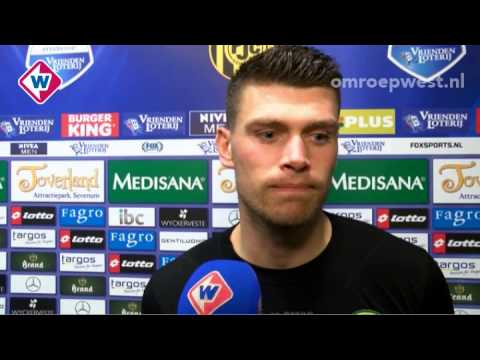 Reactie ADO-speler Danny Holla na Roda JC - ADO Den Haag