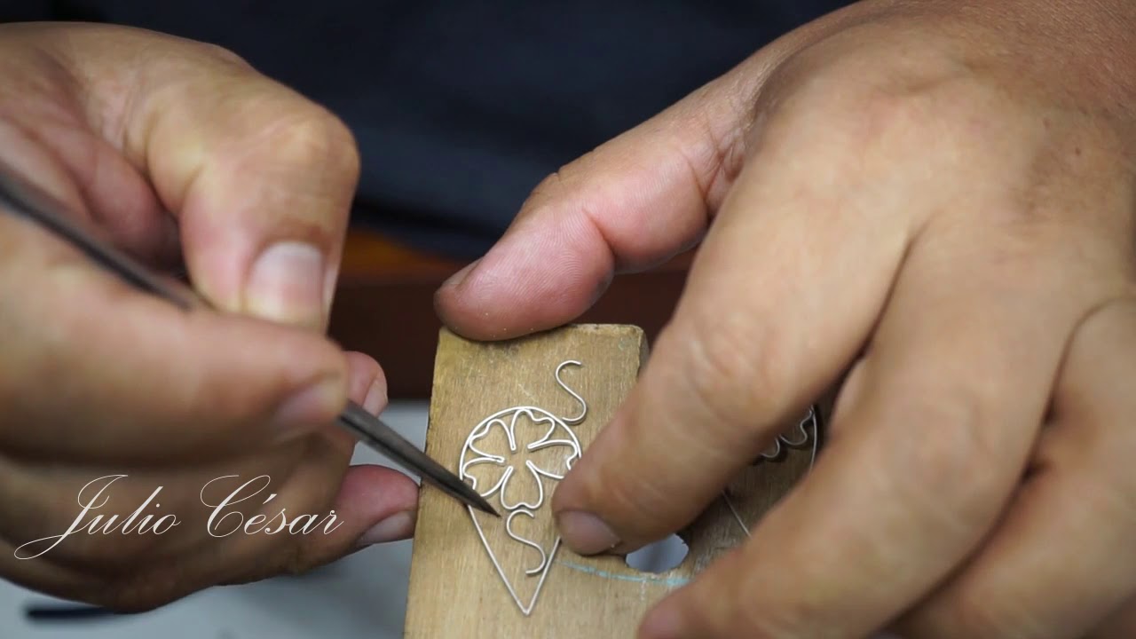 Elaboración de Aretes en Filigrana