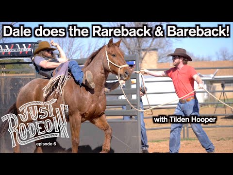 How to ride a bareback horse by Tilden Hooper - Just Rodeoin 6