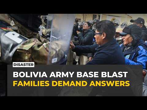 Bolivia army base blast leaves families desperate for news of missing soldiers