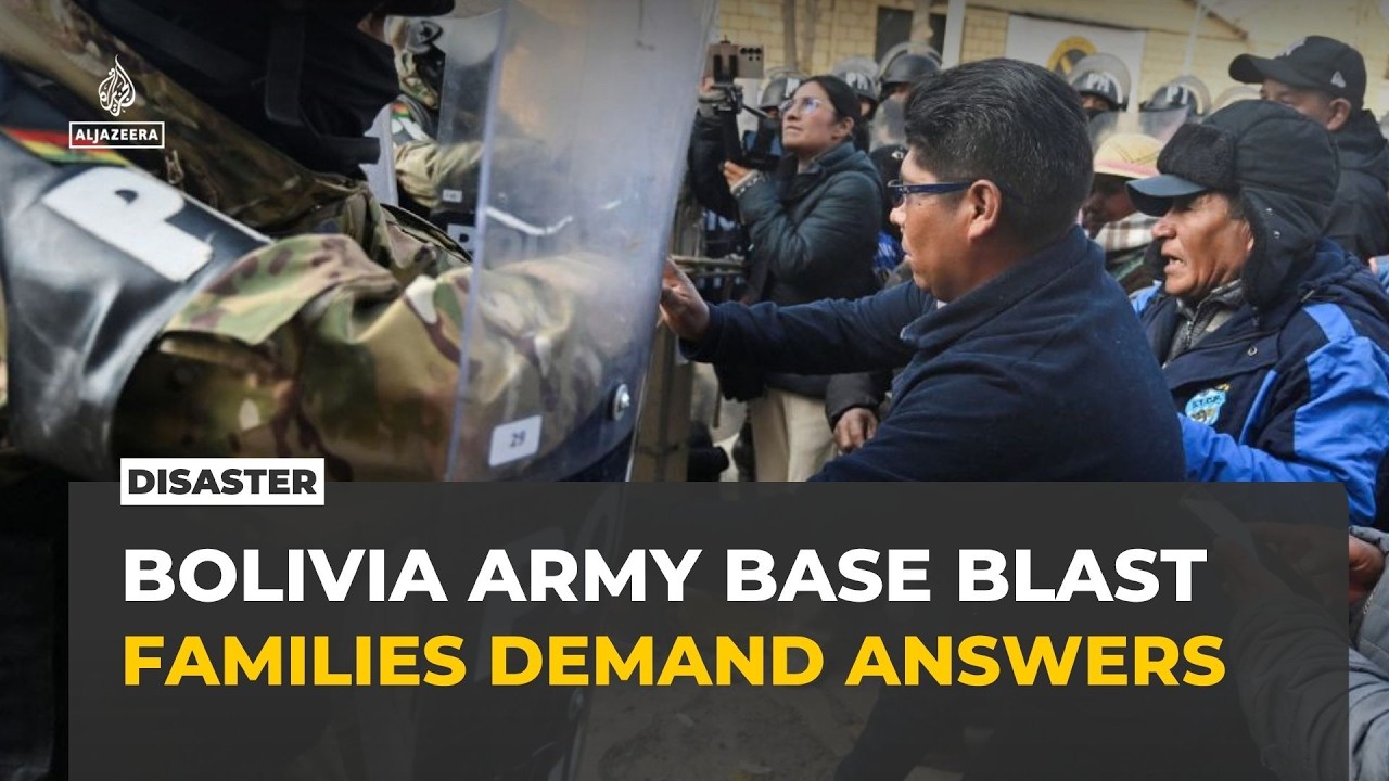 Bolivia army base blast leaves families desperate for news of missing soldiers