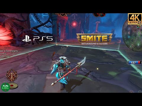 PS5 Smite (Battleground of the Gods) Gameplay in 4K!