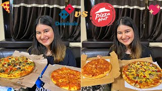 Dominos vs Pizza Hut 🍕🔥  Taste Test | Which one is better?