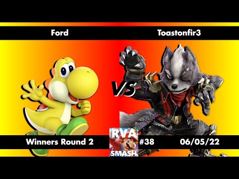 RVA Smash #38: Ford (Yoshi) vs Toastonfir3 (Wolf) - Winners R2 - Smash Ultimate SSBU