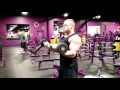 Pumping biceps in Planet Fitness - Quincy MA