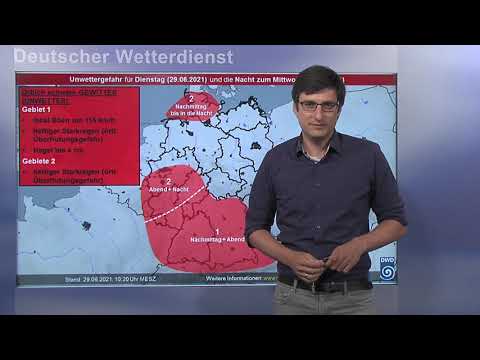 29.06.2021 Unwetterinformation - Deutscher Wetterdienst (DWD)