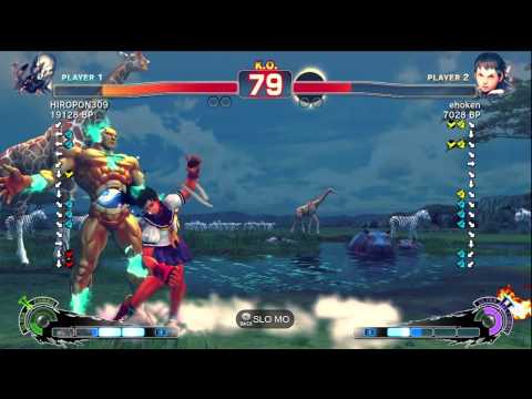 HIROPON309 [Seth] vs ehoken [Sakura] SSF4 Japanese Online Ranked Matches - TRUE-HD