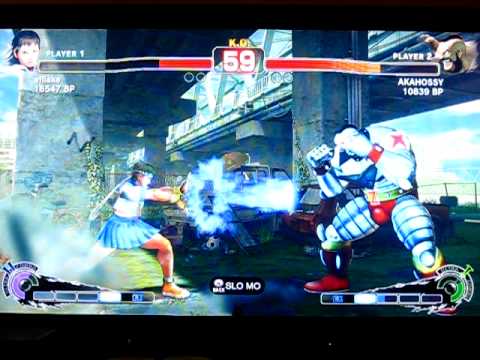 Uryo [Sakura] vs AKAHOSSY [Zangief] SUPER STREET FIGHTER 4 - Japanese Online Ranked Matches - Xbl