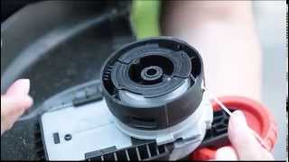 Changing a Single Line Spool on a  BLACK+DECKER String Trimmer