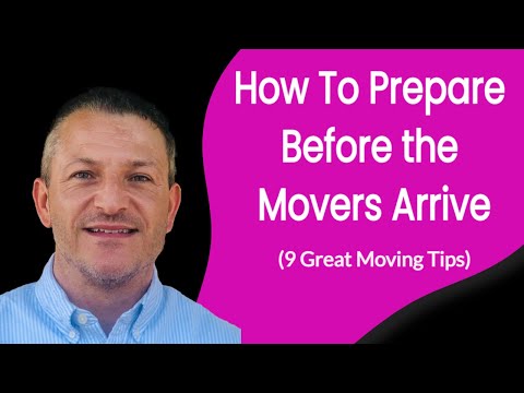 How To Prepare Before the Movers Arrive - 9 Great Moving Tips #raleighrealtor #homesellingadvice