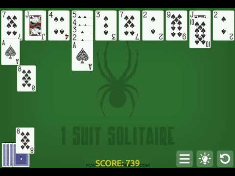 Solitaire Spider Classic (1, 2, 4 suits) — jokatzeko online free on Playhop